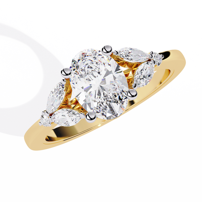 Halo Drift Eternity Ring