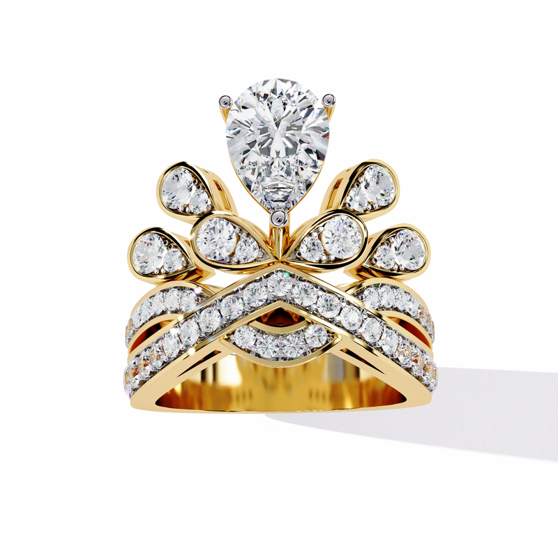 Dusklight Flare Diamond Ring