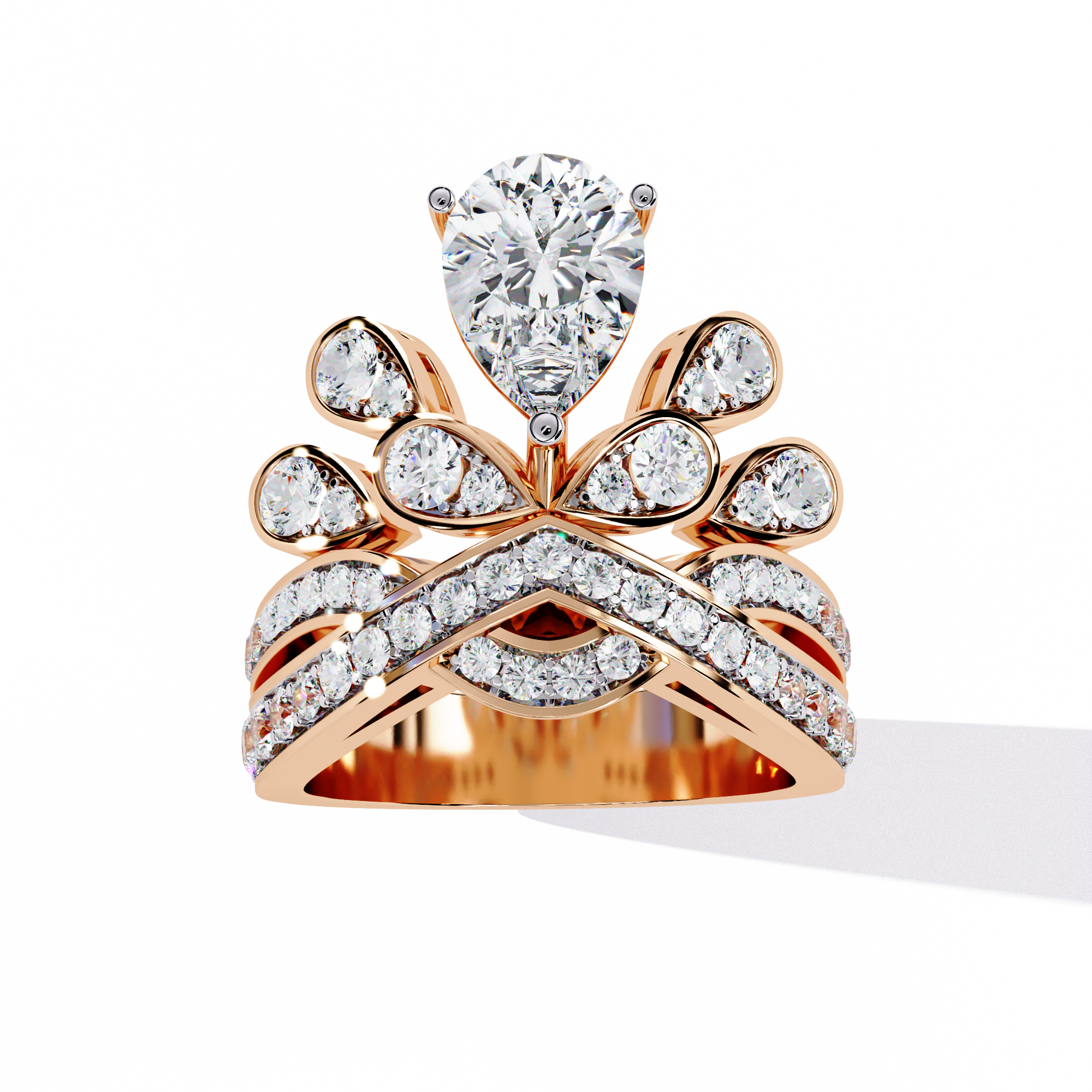 Dusklight Flare Diamond Ring