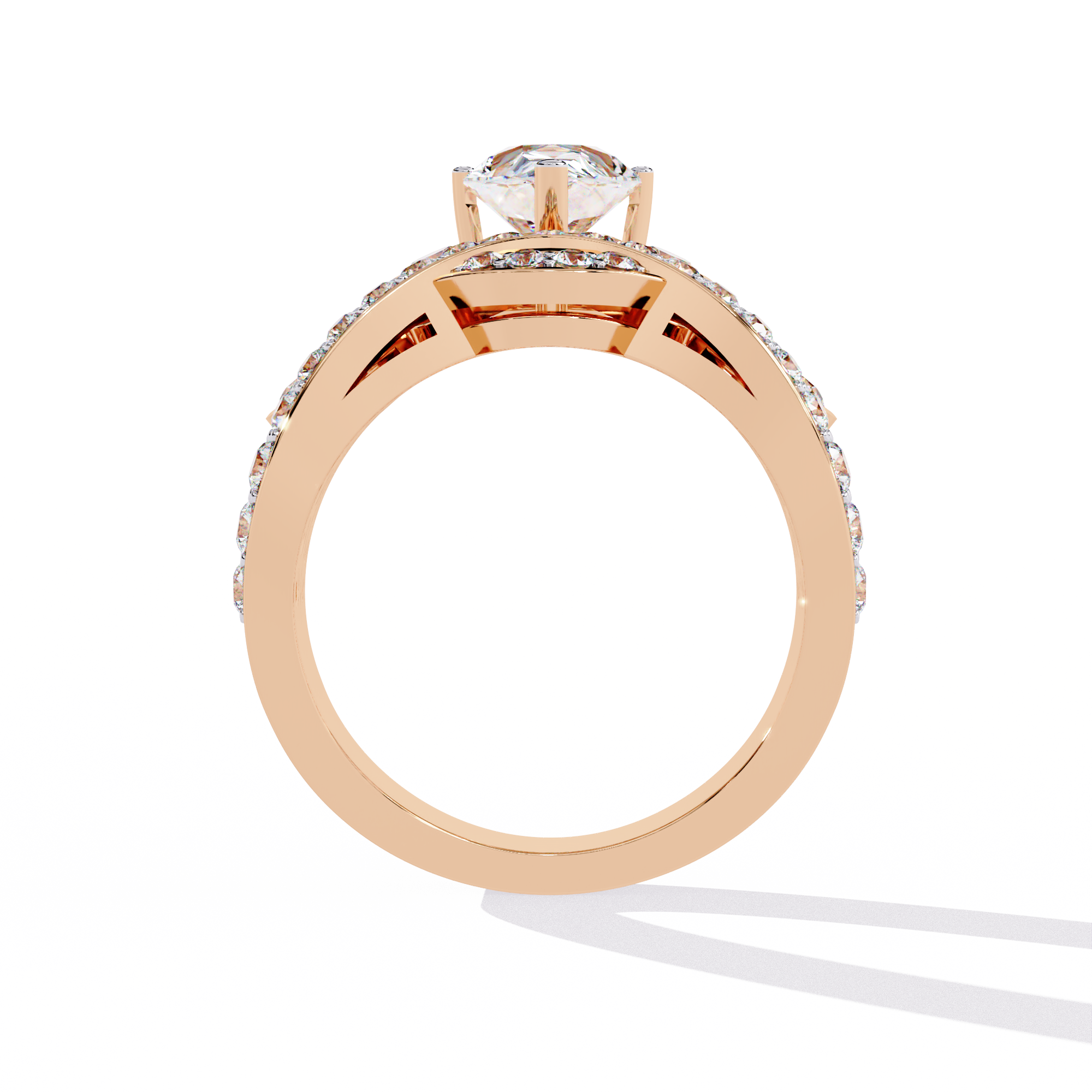 Dusklight Flare Diamond Ring