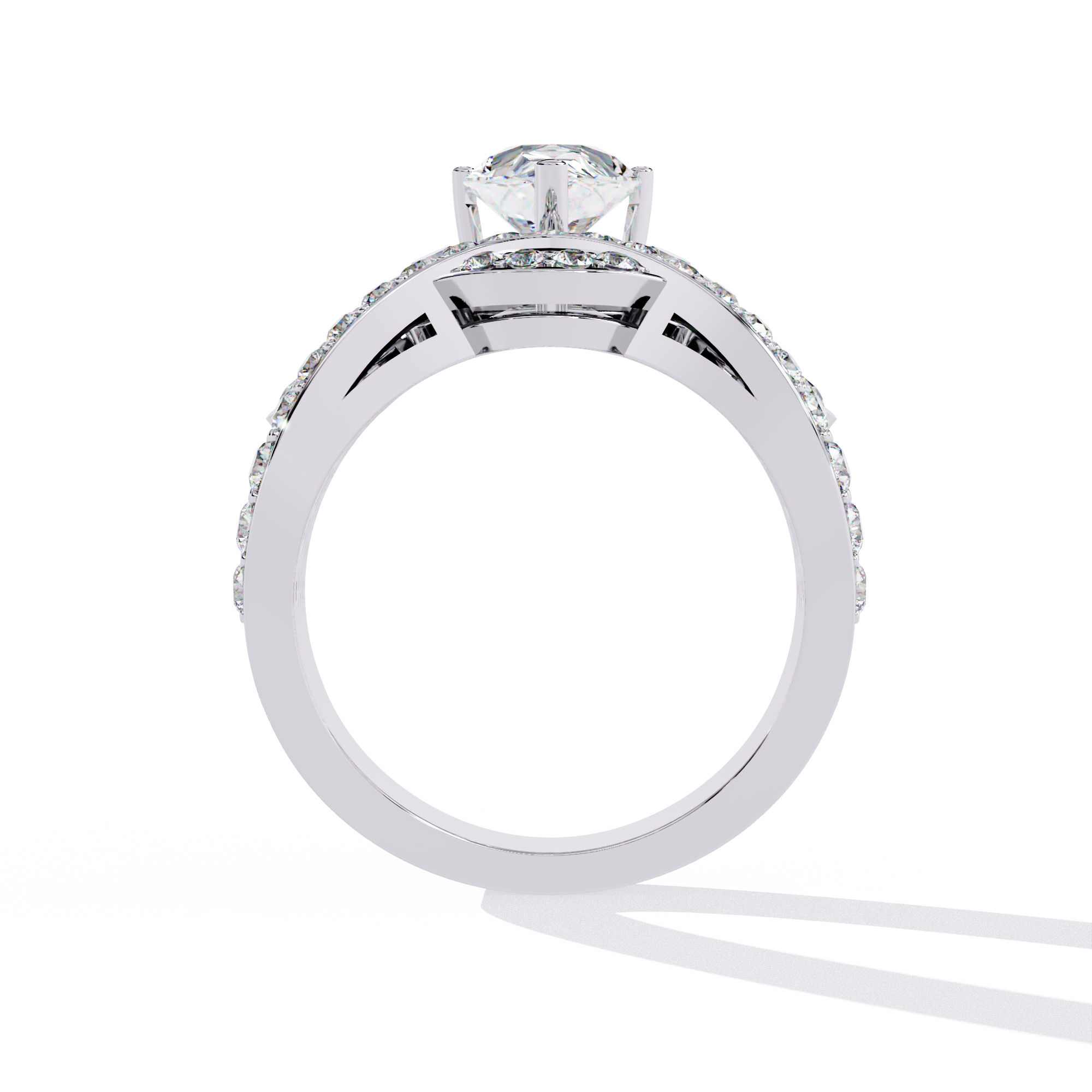 Dusklight Flare Diamond Ring