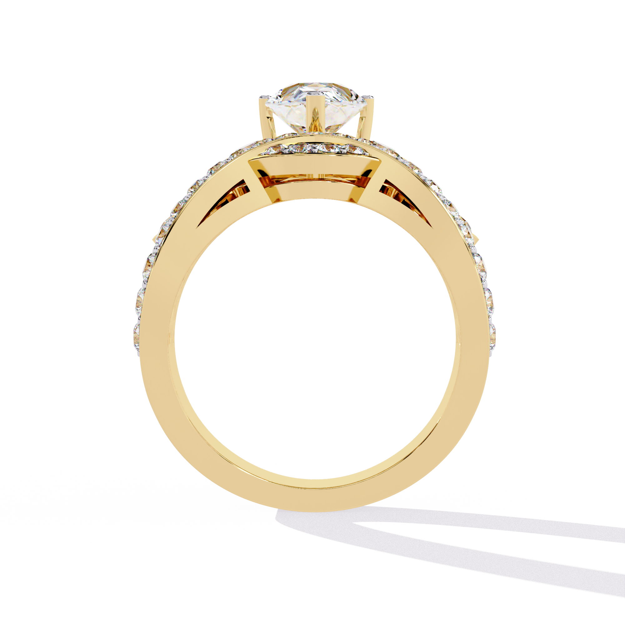 Dusklight Flare Diamond Ring