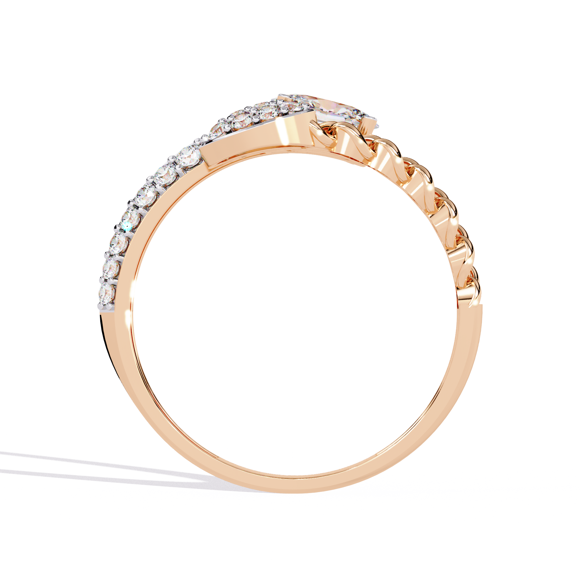 Petal Blush Pearl Ring