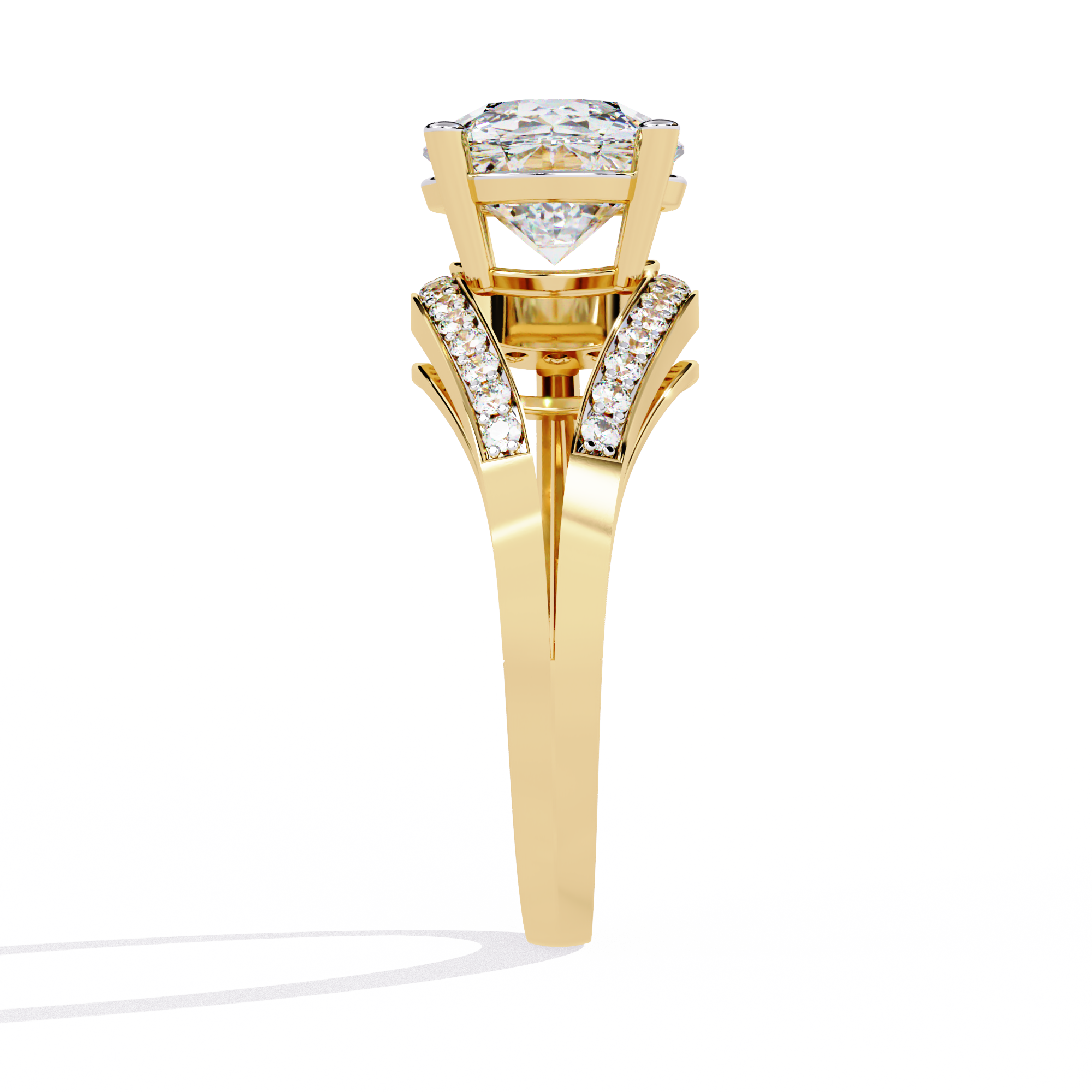 Whispering Shell Pearl Ring