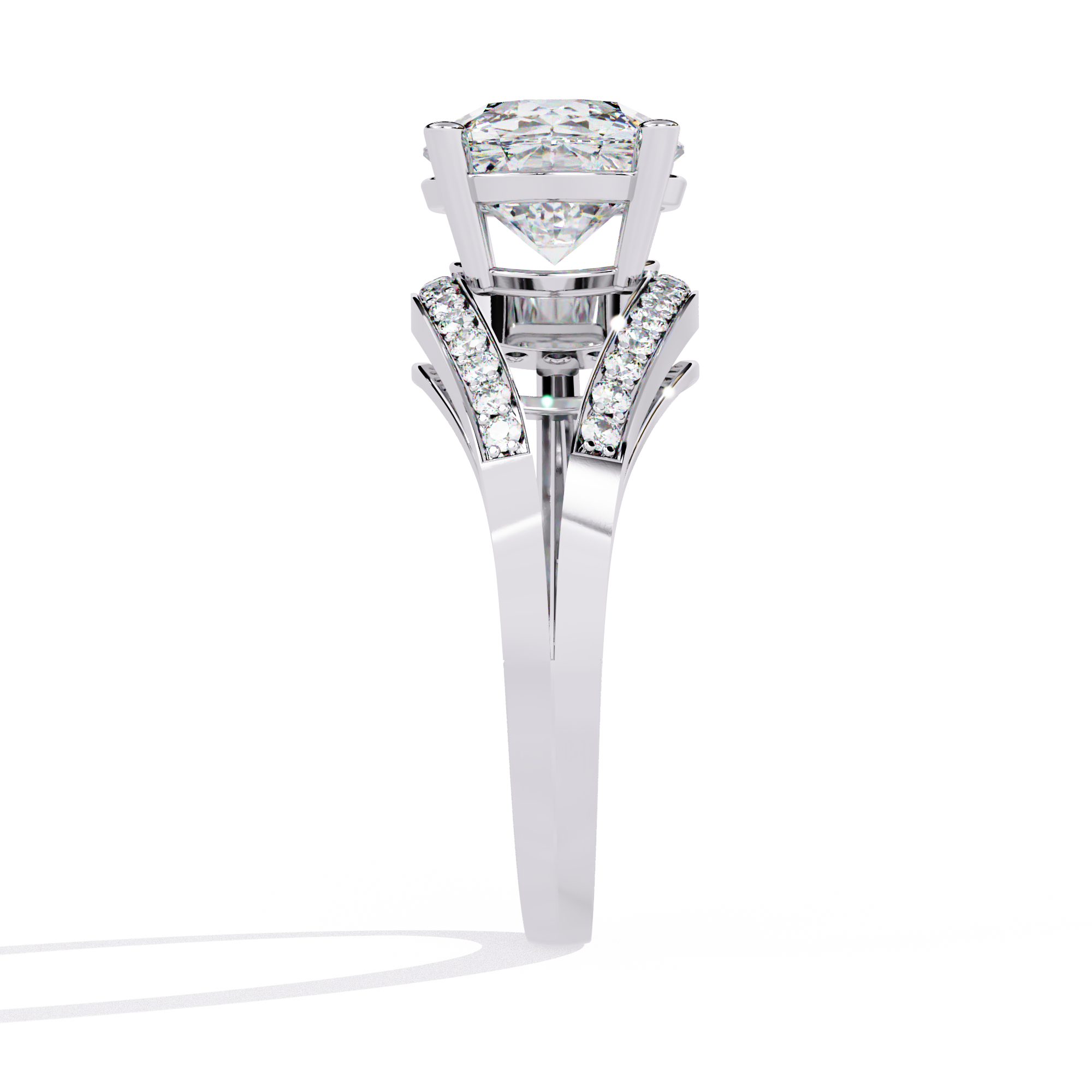 Whispering Shell Pearl Ring