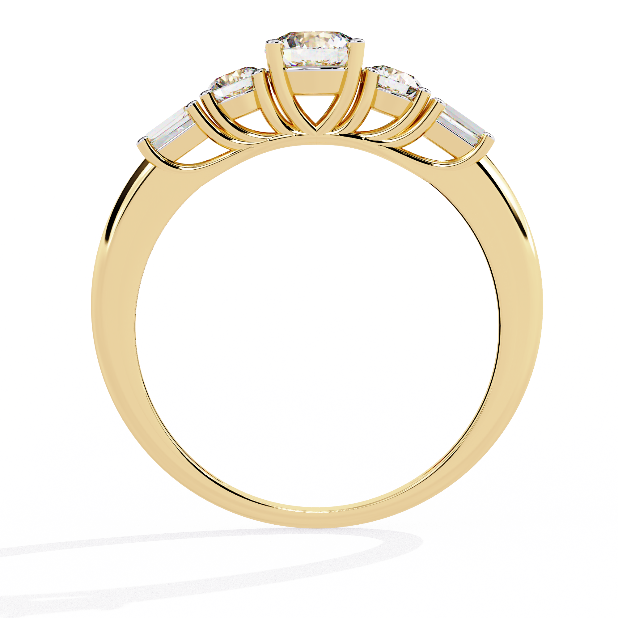 Sunlit Mirage Gold Ring
