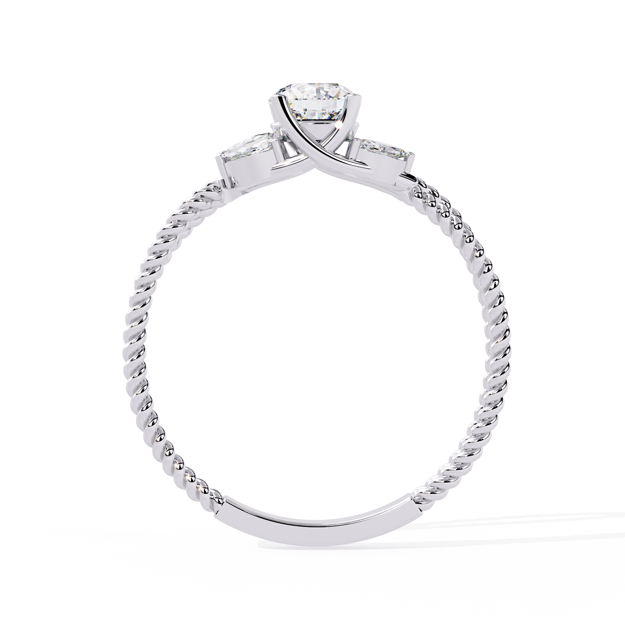Soft Tide Pearl Ring