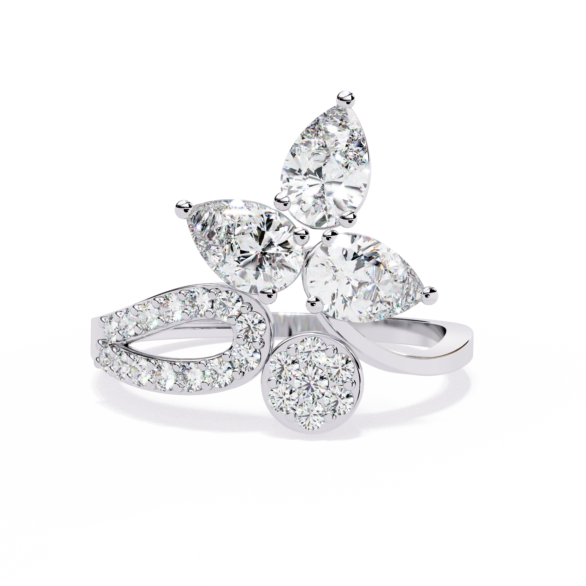 Starwoven Diamond Ring