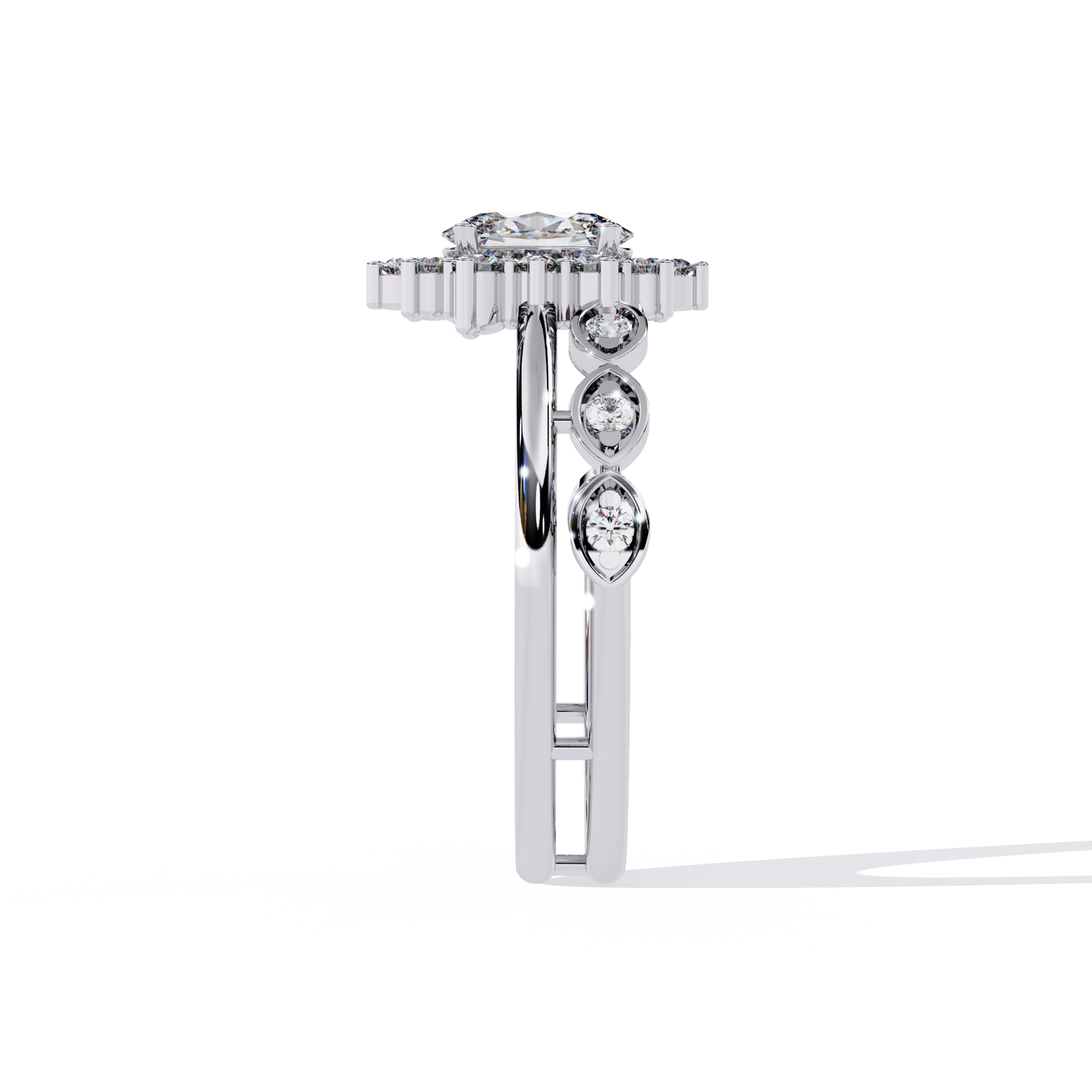 Velvet Beam Gold Ring