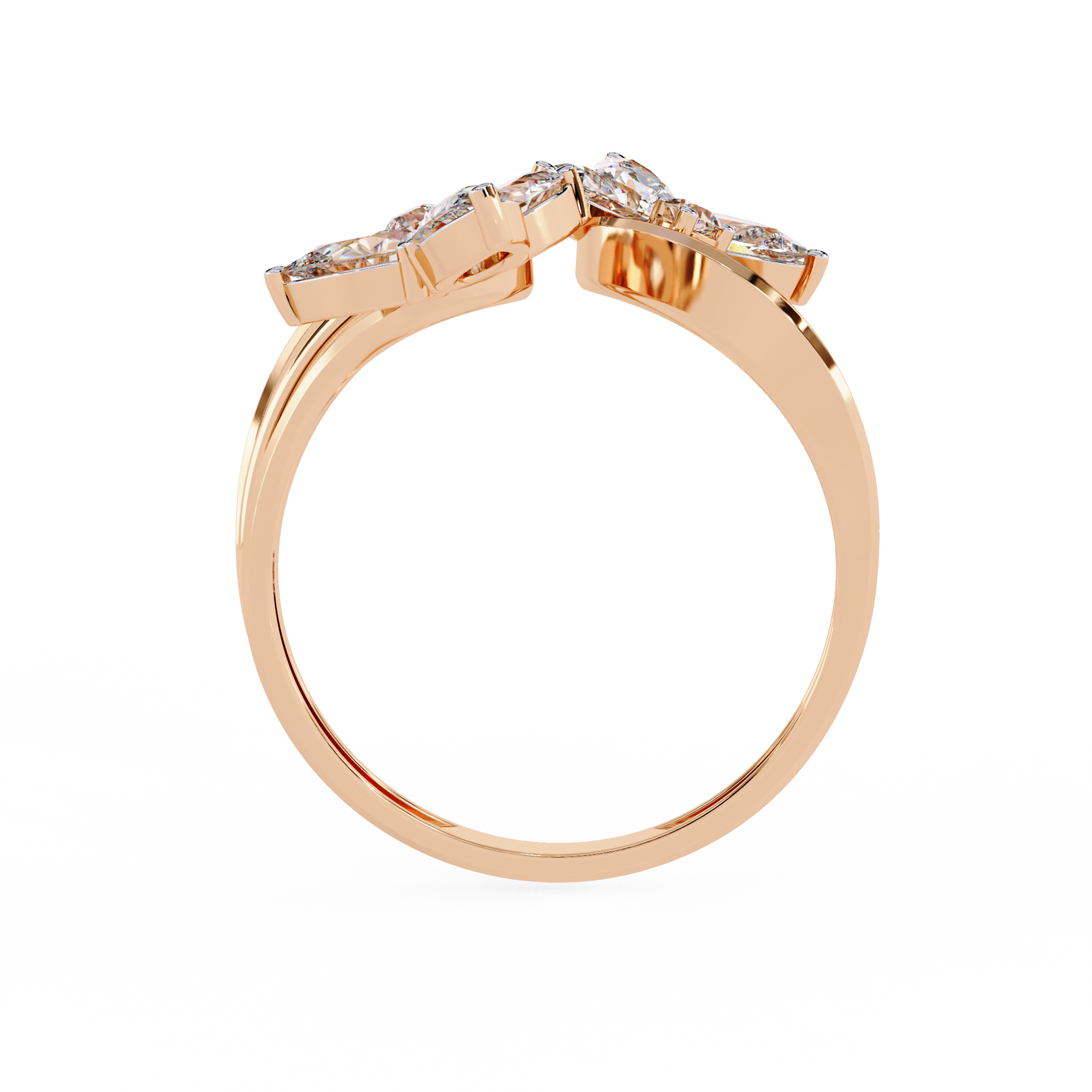 Moonlit Kiss Diamond Ring