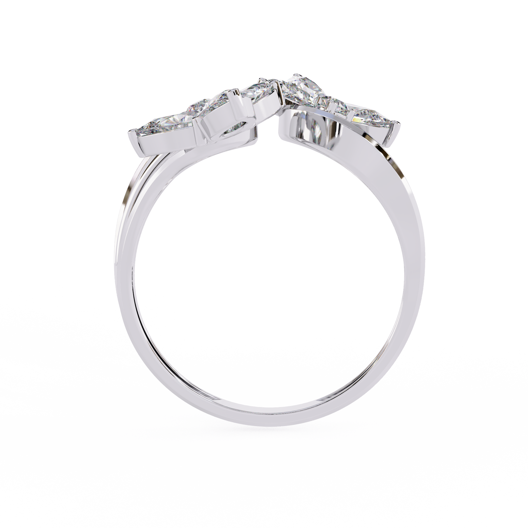 Moonlit Kiss Diamond Ring