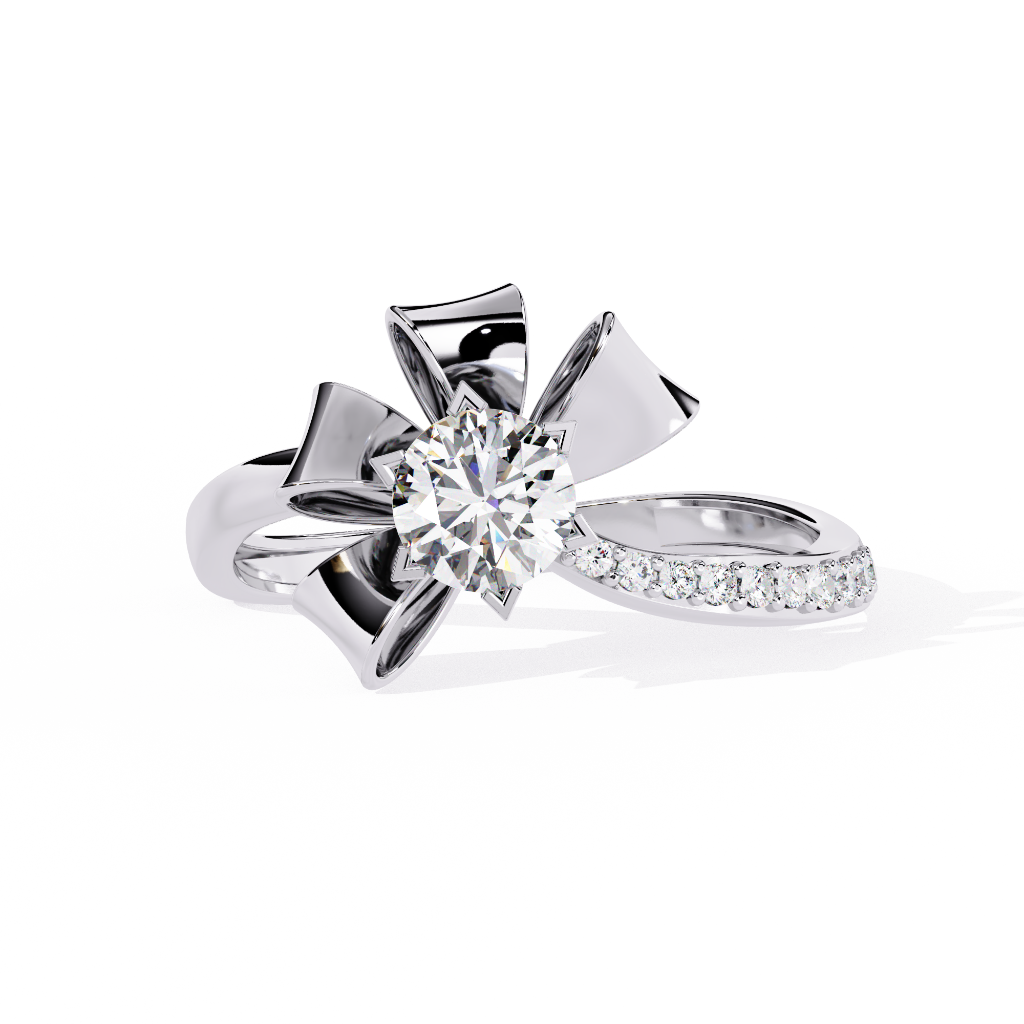 Sunrise Diamond Ring