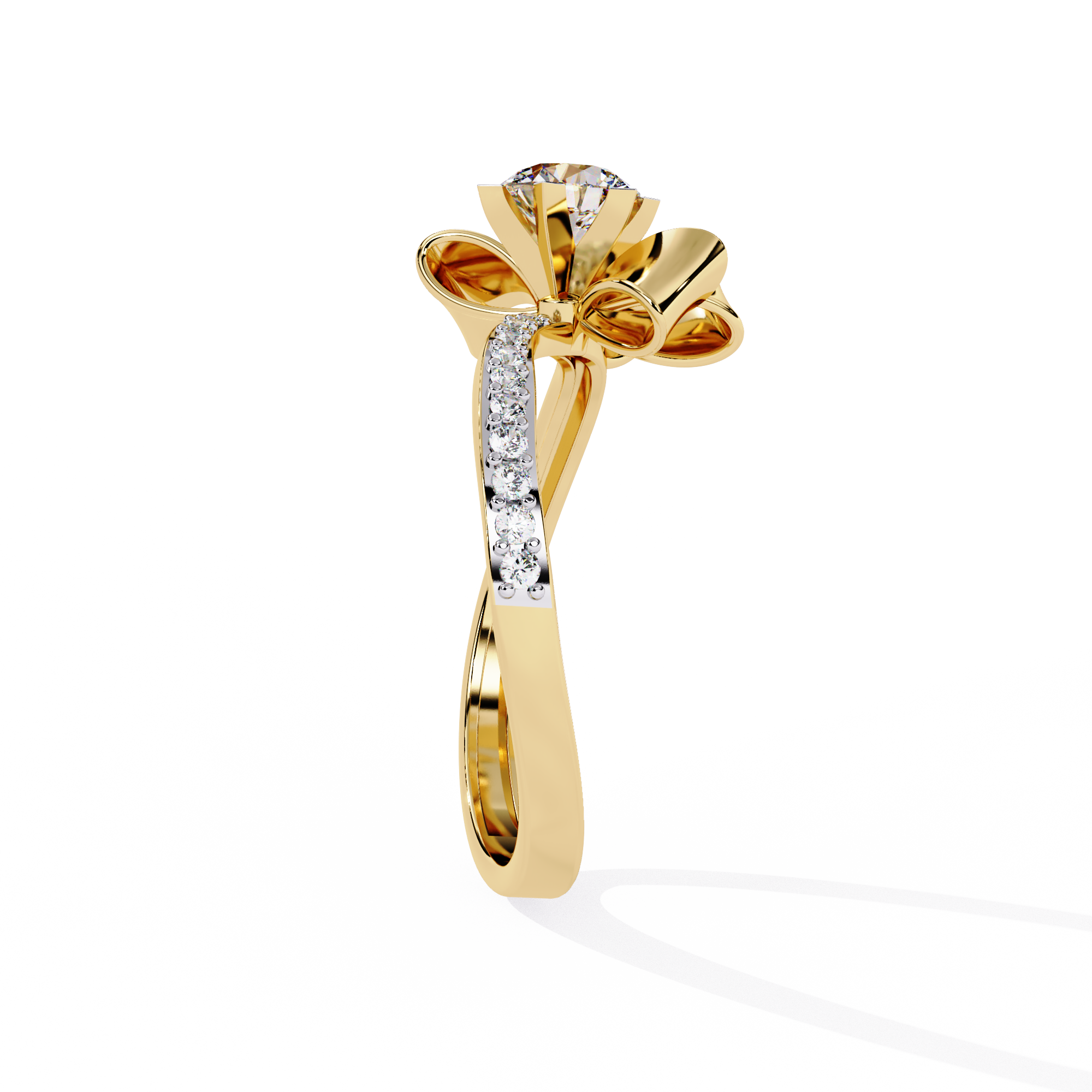 Sunrise Diamond Ring