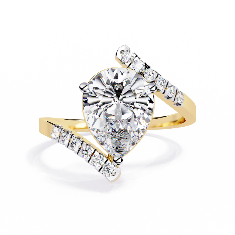 Golden Halo Eternity Ring