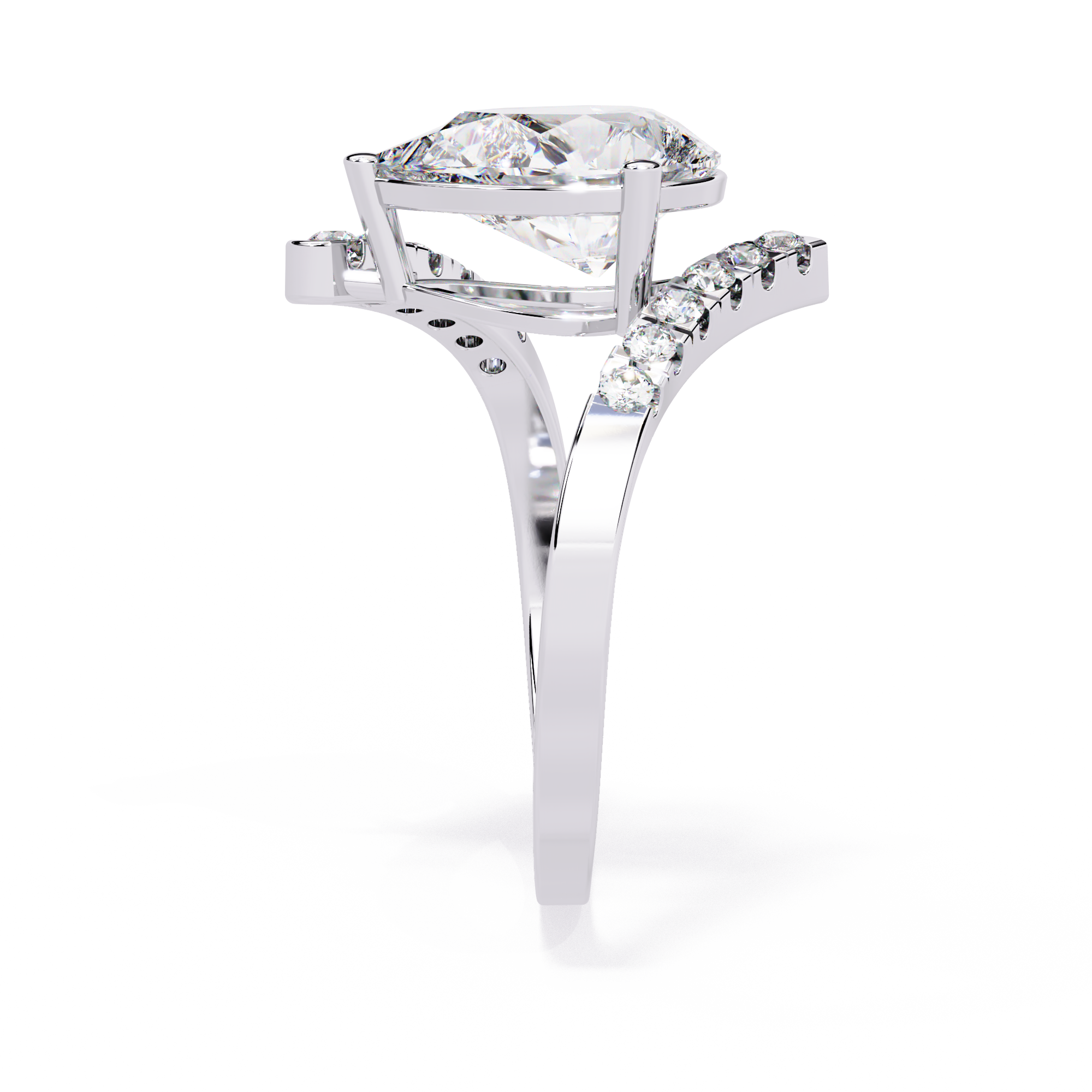 Golden Halo Eternity Ring