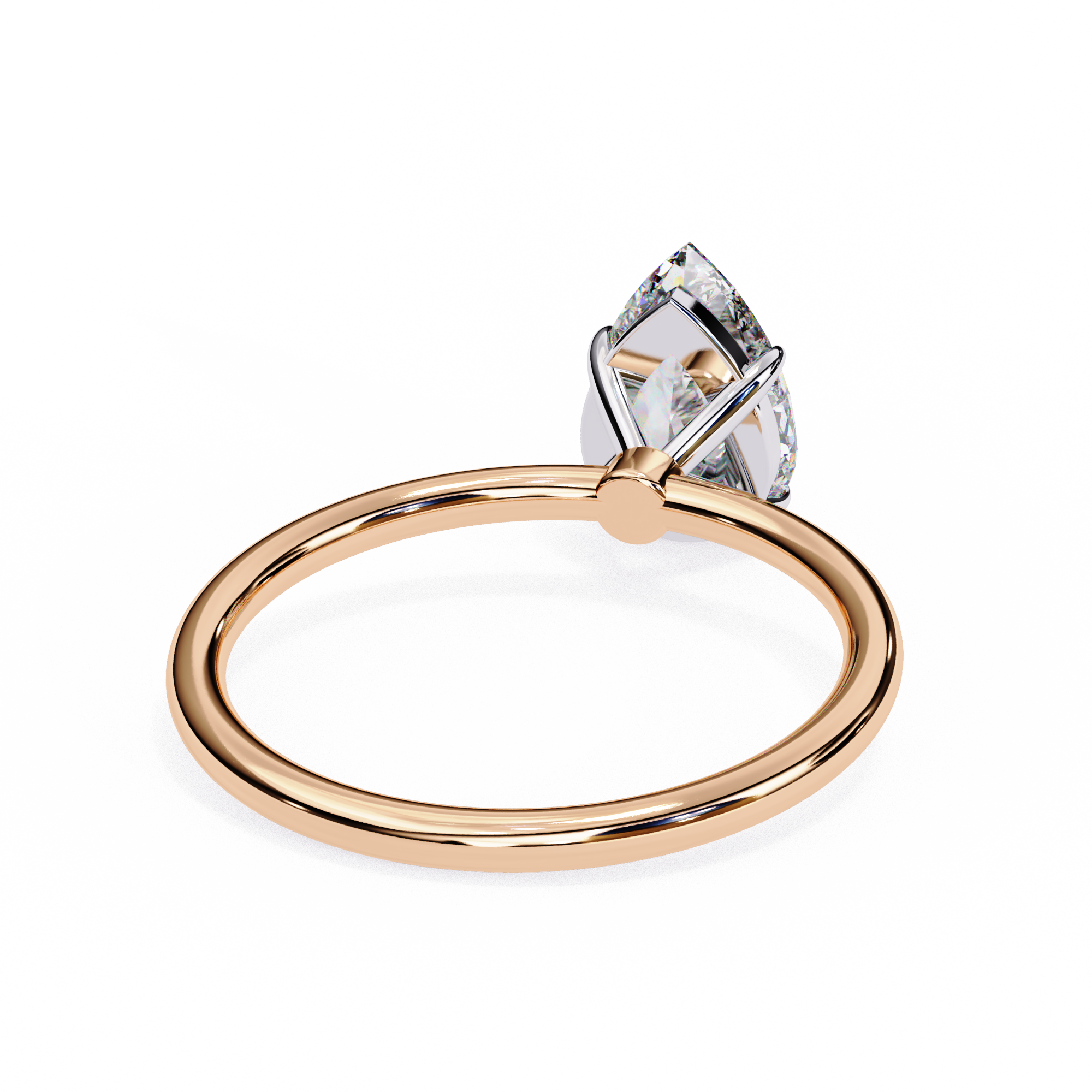 Blush Flame Gold Ring