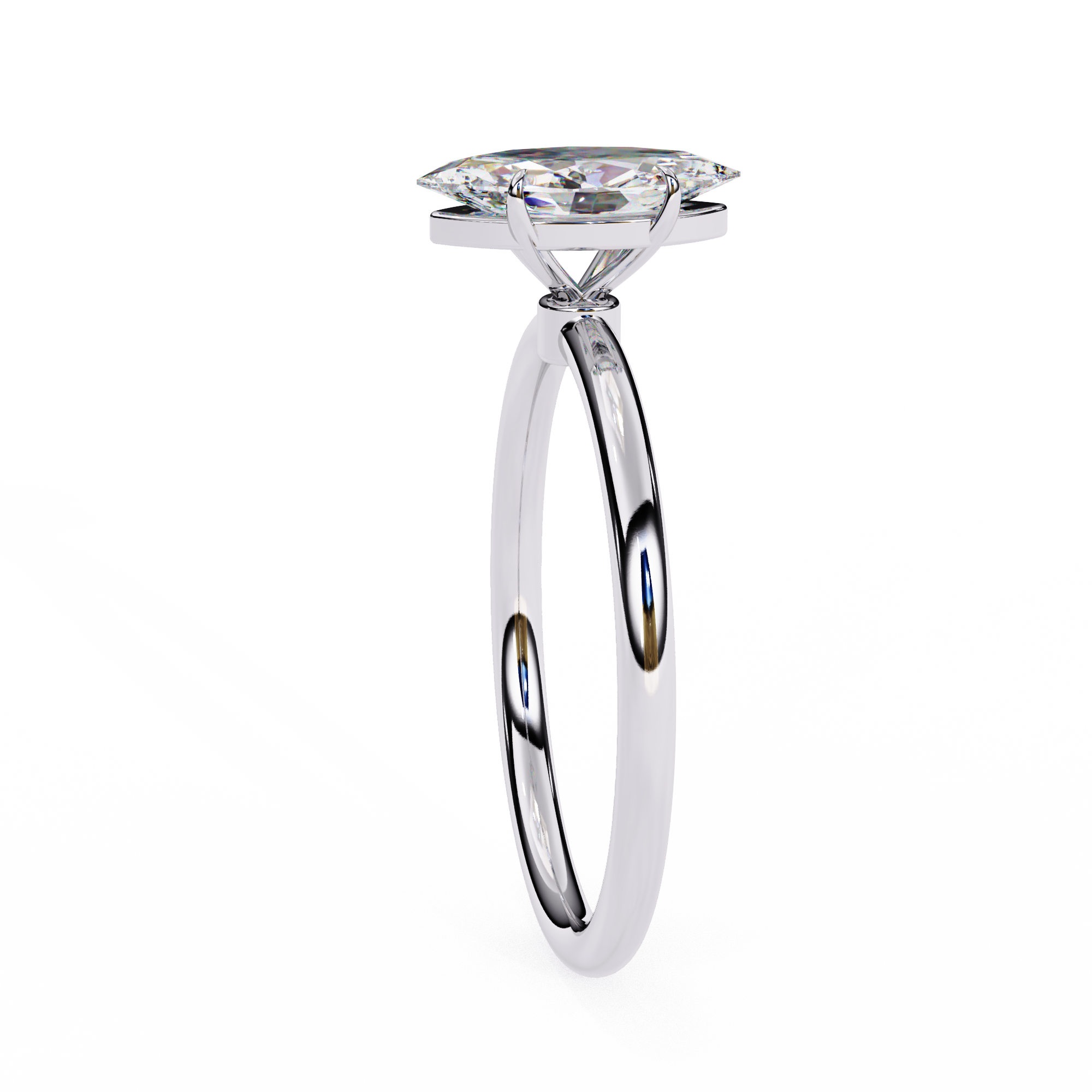 Glint Horizon Diamond Ring