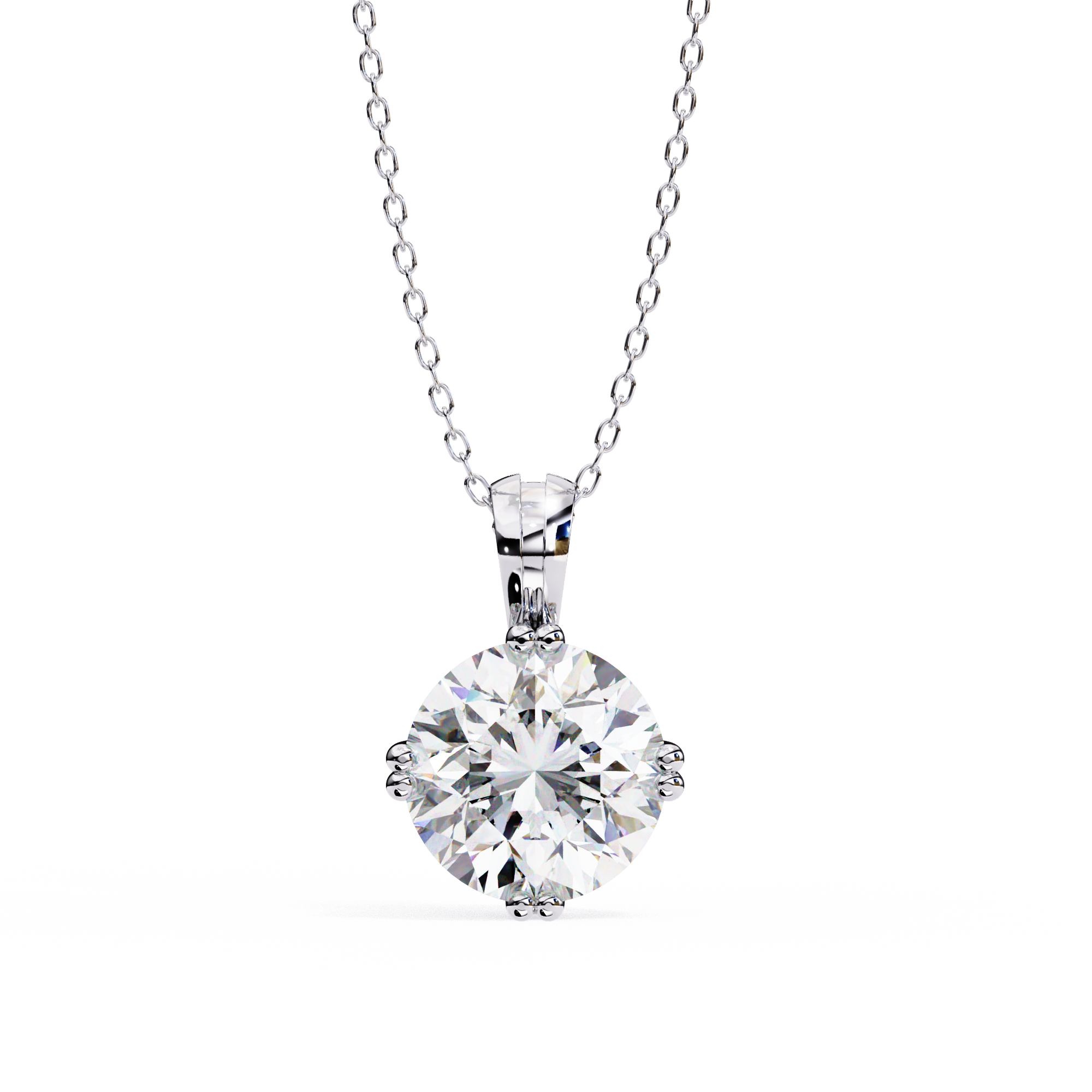Luminous Thread Diamond Pendant