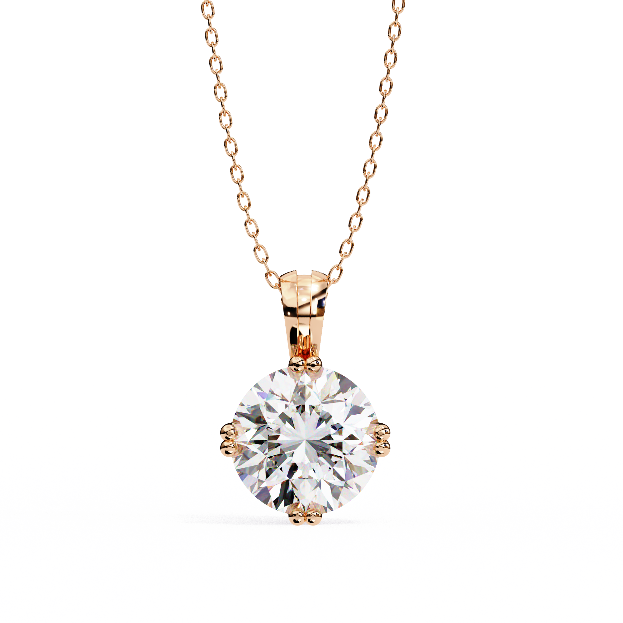 Luminous Thread Diamond Pendant