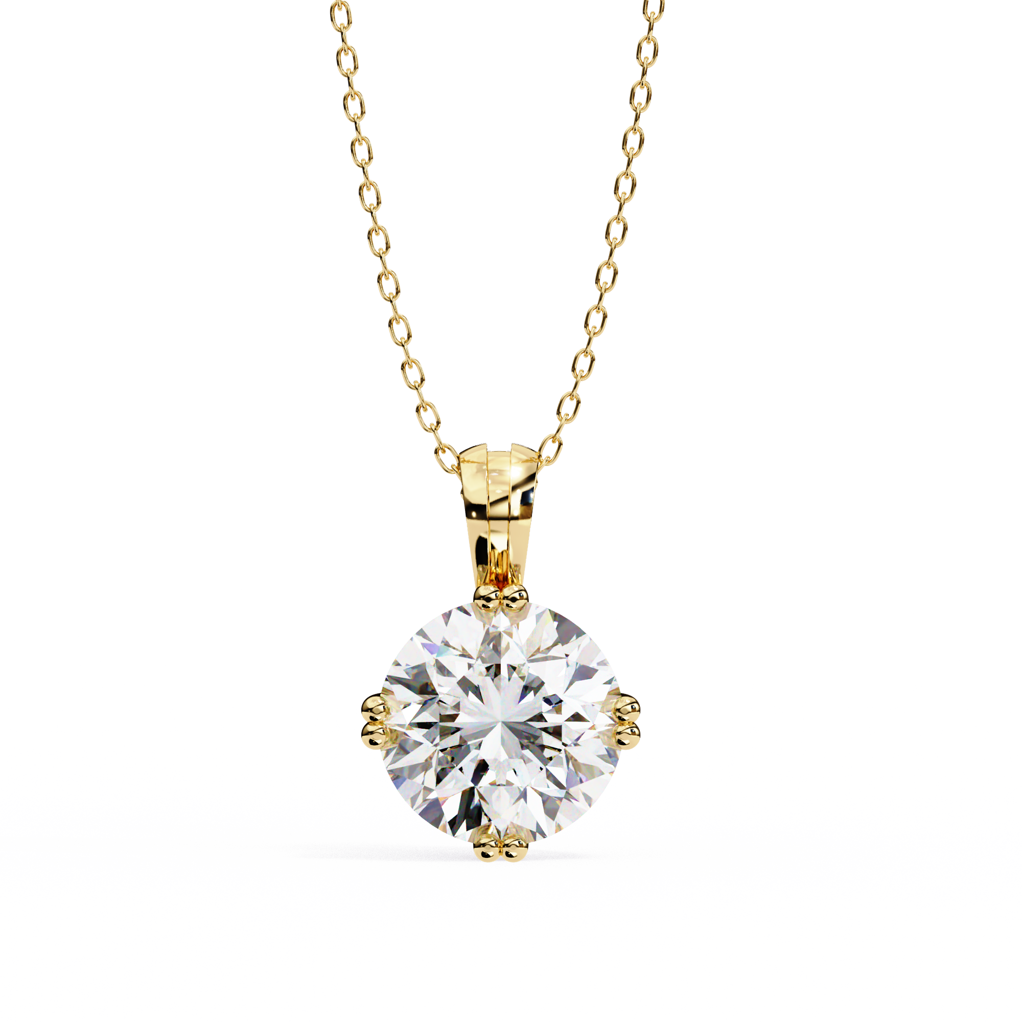Luminous Thread Diamond Pendant