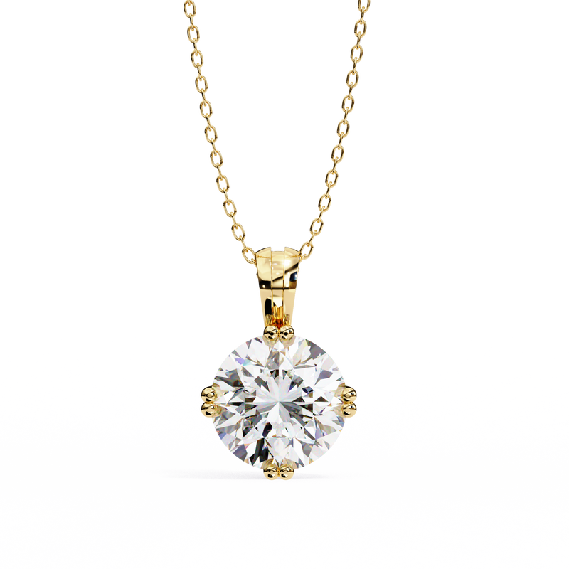 Luminous Thread Diamond Pendant