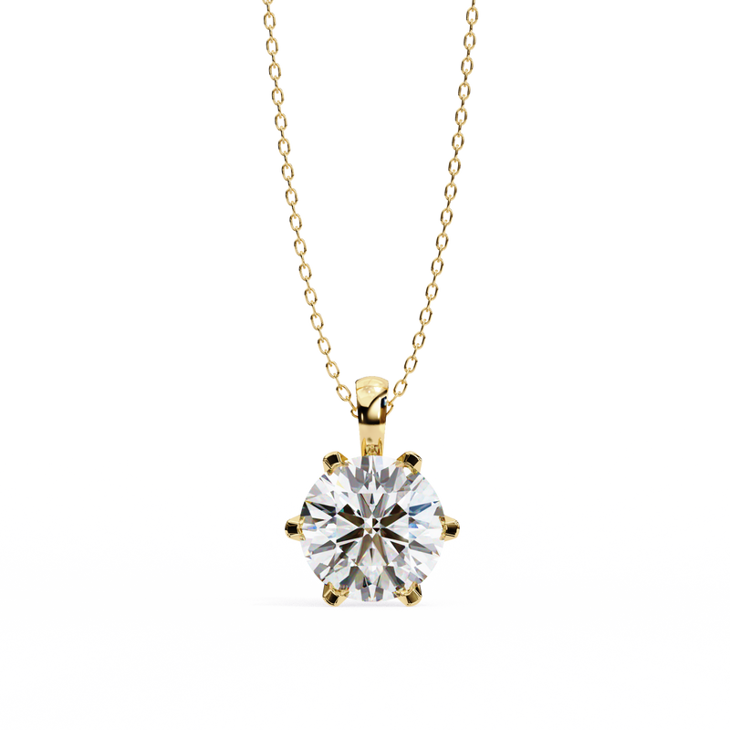 Gilded Flicker Diamond Pendant