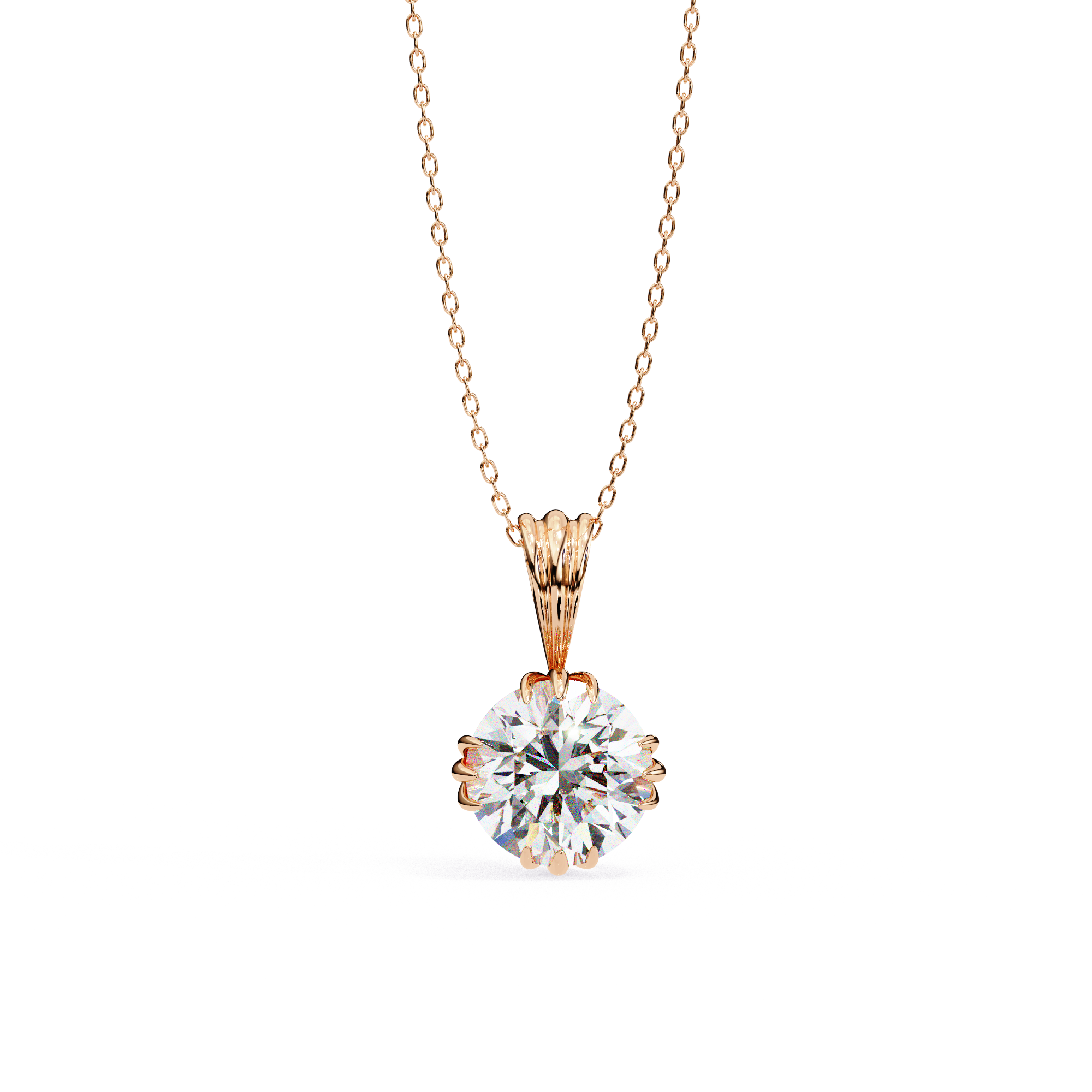 Sunrise Mirage Diamond Pendant