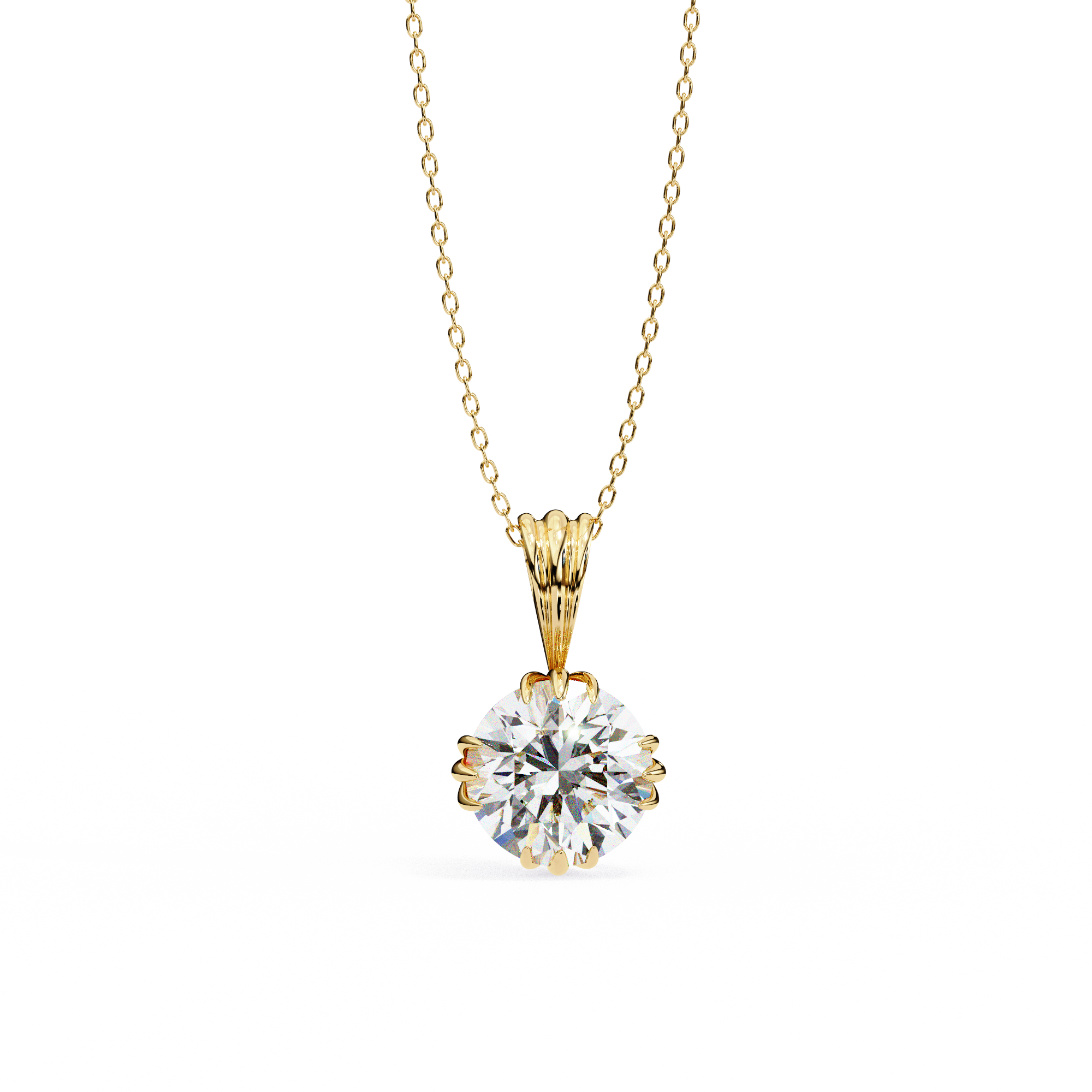 Sunrise Mirage Diamond Pendant