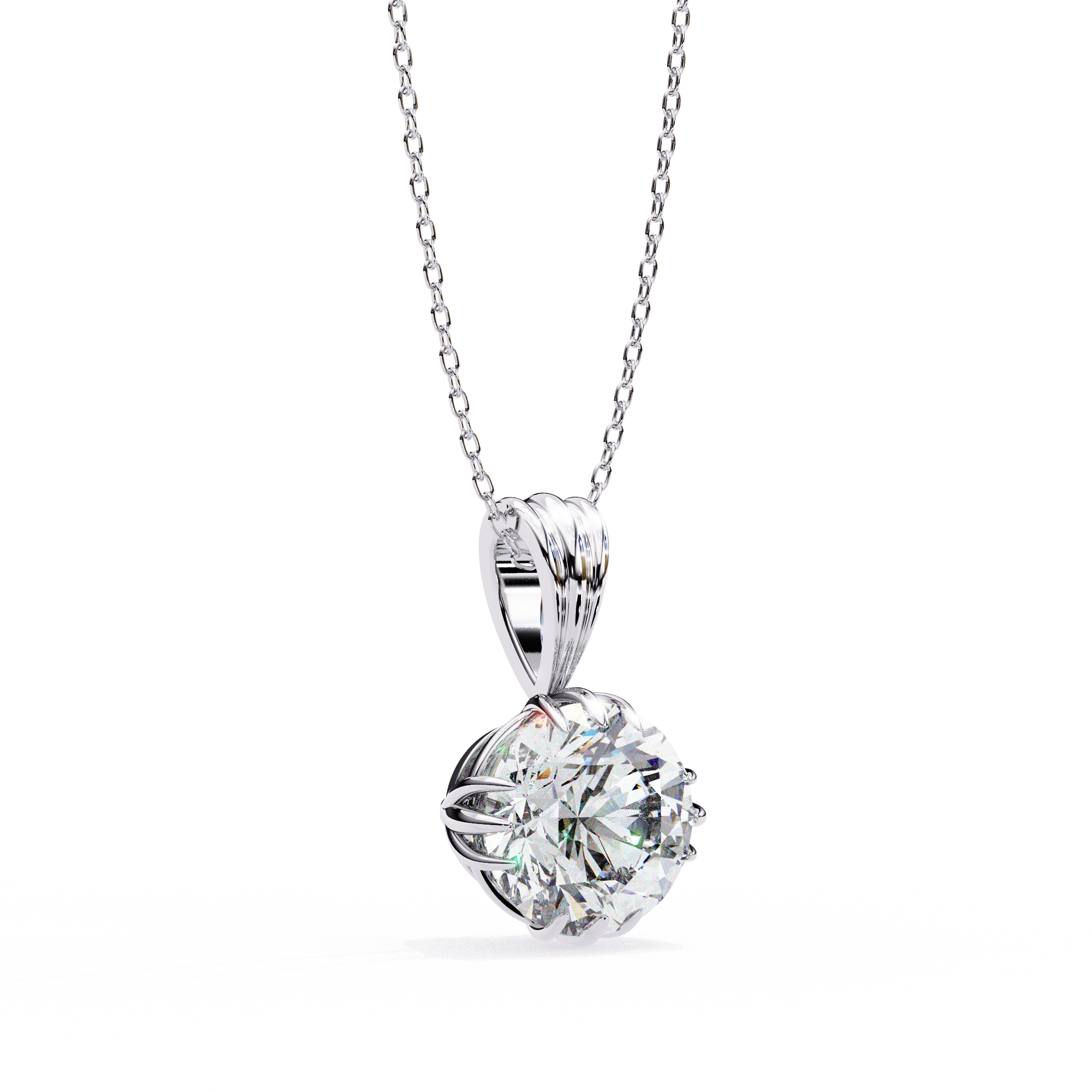 Sunrise Mirage Diamond Pendant
