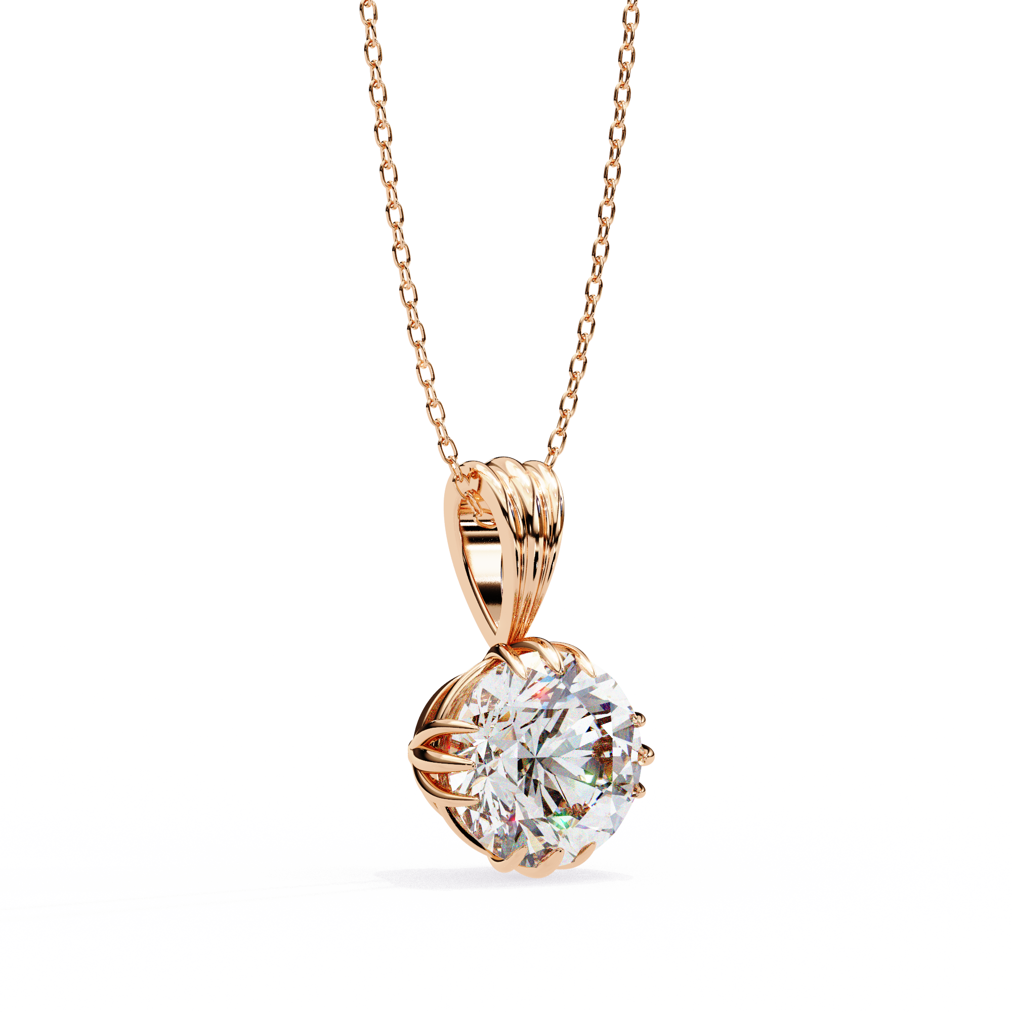 Sunrise Mirage Diamond Pendant