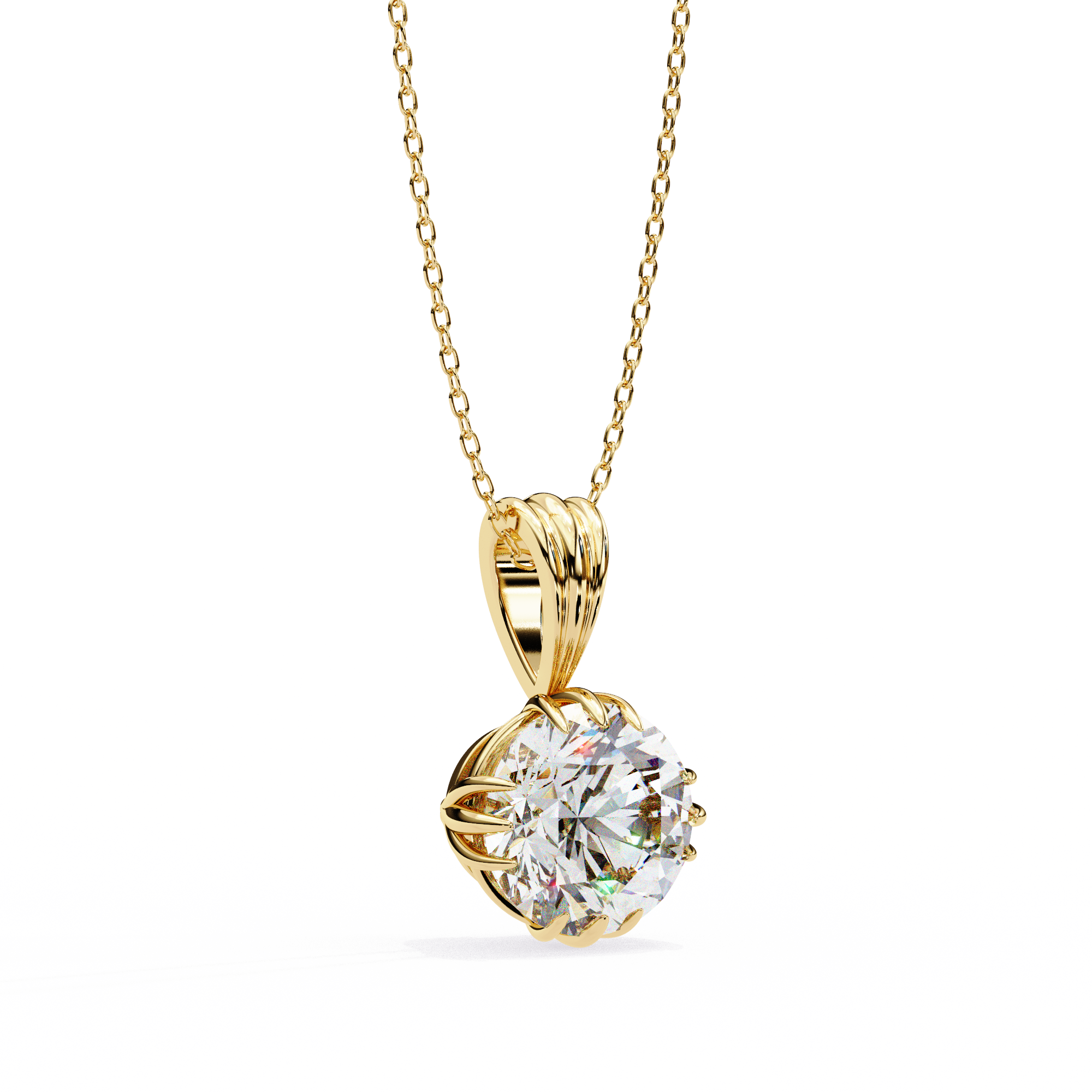 Sunrise Mirage Diamond Pendant